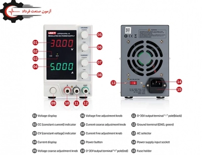 منبع تغذیه UNI-T UTP3315TFL-II